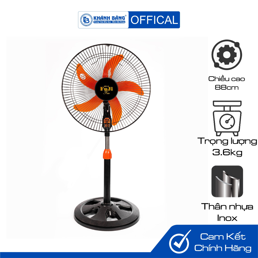 Quạt cây 5 cánh FUJI - Quạt điện - quạt bàn - Quạt đứng lỡ - BẢO HÀNH ĐỘNG CƠ 12 THÁNG