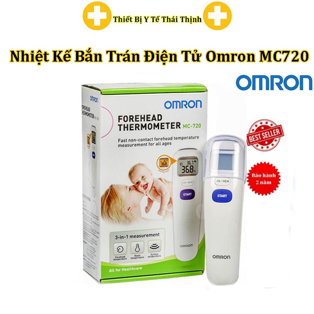 Nhiệt Kế Hồng Ngoại Đo Trán OMRON MC720 Bảo Hành 2 Năm