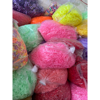 Bịch Thun 100g cột tóc cho bé nhiều màu size trung
