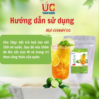 BỘT TRÀ CHANH UC HOÀ TAN TÚI 1KG