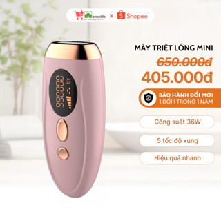 Máy Triệt Lông Cầm Tay Mini Hàng Chính Hãng IPL, Máy Triệt Lông Tay, Lông Nách, Bikini, Triệt Lông Vĩnh Viễn