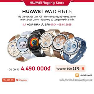 [LIVESTREAM] HUAWEI WATCH GT5 Series Tính Năng Chạy Bộ Và Đạp Xe Mới | Thiết Kế Góc Cạnh | Thời Lượng 2 Tuần