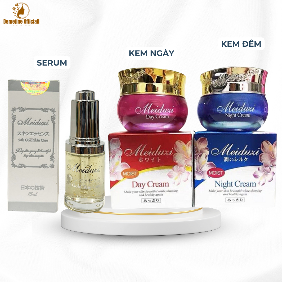 Combo đủ bộ Kem Meiduzi + Serum Nhật Bản Chính Hãng 20gram (chính hãng bao test)