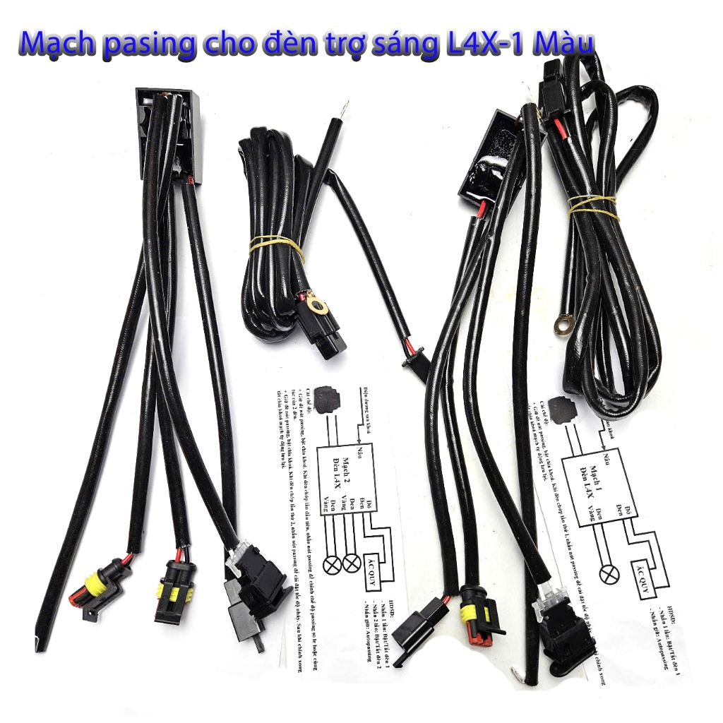 Mạch Pasing đèn trợ sáng 1 màu L4x,L6x,l9x vvv cắm như zin không cần chế cháo
