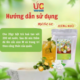  BỘT TRÀ TẮC HƯƠNG NHÀI HÒA TAN UC TÚI 1KG 