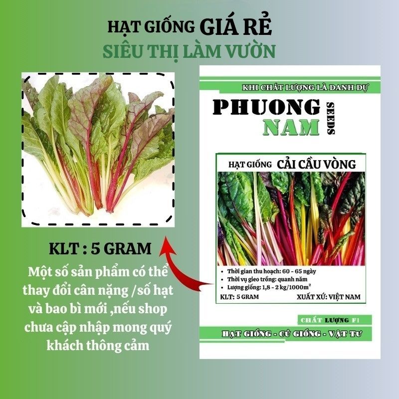 5GR - HẠT GIỐNG CẢI CẦU VÒNG