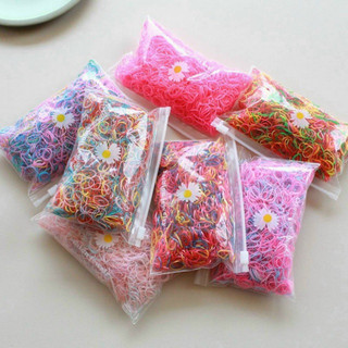 Thun cột tóc nhiều màu