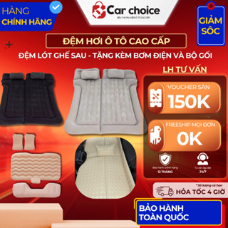 Đệm Ô Tô Nệm Hơi Ô Tô Giường Hơi Ô Tô Cao Cấp  Dùng Cho Xe 5 Đến 7 Chỗ Bán Tải SEDAN SUV