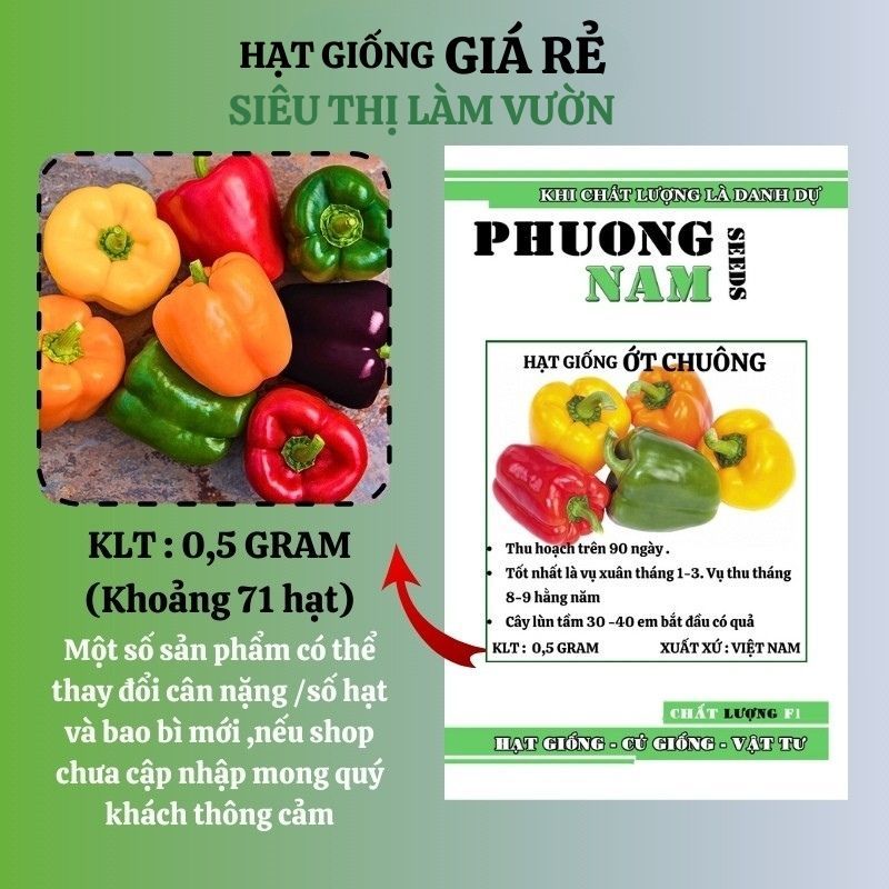 40H - HẠT GIỐNG ỚT CHUÔNG