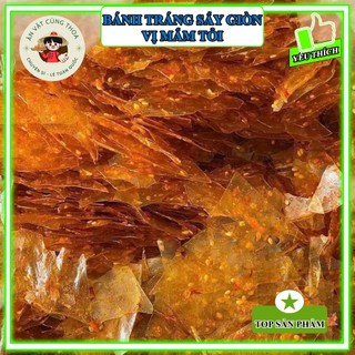  500Gram Bánh Tráng Sấy Giòn Bánh Tráng Mắm Tép Tỏi Ớt  Đặc Sản Bình Định_Giòn Rụm Thấm Gia Vị 