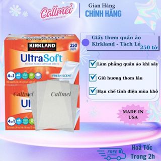   Tách Lẻ  Giấy Thơm Quần Áo Kirkland Signature Utra Soft Premium 4 Trong 1 Của Mỹ 