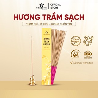  Nhang trầm hương THIÊN MỘC HƯƠNG hương nhất phẩm sạch ít khói thơm dịu hộp 80-100 nén 30cm 