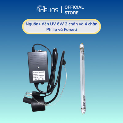 Bộ bóng đèn UV 6W diệt khuẩn dùng cho máy lọc nước RO Karofi, Kangaroo,...