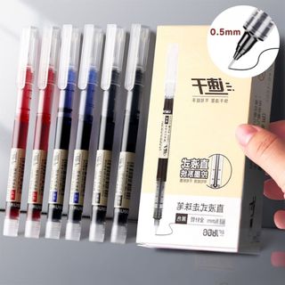 Bút gel bút bi ngòi 0.5mm mực nước nhanh khô viết đều mực êm tay ghi chép tiện lợi Zeno