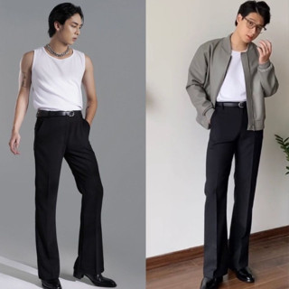  Quần tây ống loe ZOOZOO nam nữ tôn dáng che khuyết điển phong cách hàn quốc hottrend 