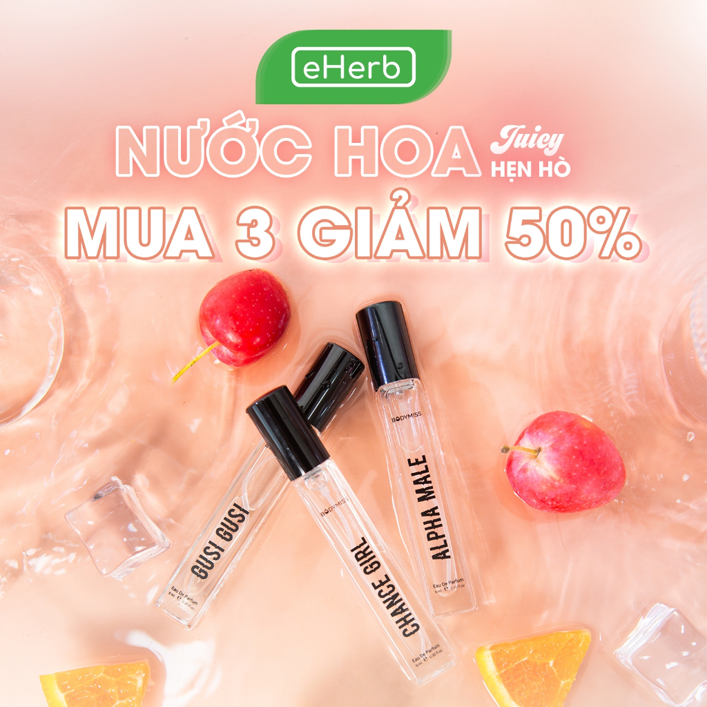   MUA 3 GIẢM 50%  Nước Hoa Nam Nữ Unisex BODYMISS Tiệc Tùng - Dầu Thơm Chính Hãng 9ml  Chai  