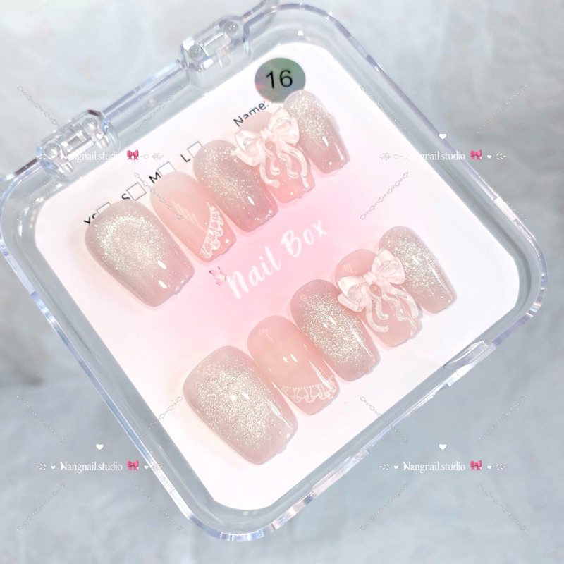 Nailbox móng úp thiết kế kèm hộp mã 16