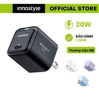Củ sạc nhanh 20W Innostyle Ultra Minicube II thiết kế siêu nhỏ, sạc nhanh an toàn, bảo hành 12 tháng