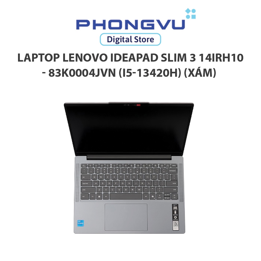 Máy tính xách tay/ Laptop Lenovo IdeaPad Slim 3 14IRH10 - 83K0004JVN (i5-13420H) (Xám) - Bảo hành 36