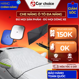 Tấm Che Nắng Kính Lái Ô Tô Dày Dặn Chất Liệu Xốp Bạc Cao Cấp Kèm Nút Dán Chân Không Siêu Bền