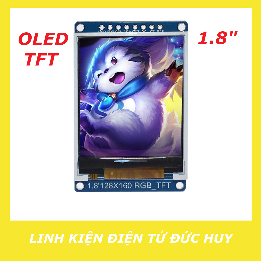 MÀN HÌNH OLED TFT, 65K MÀU, 1.8 INCH (128x160)