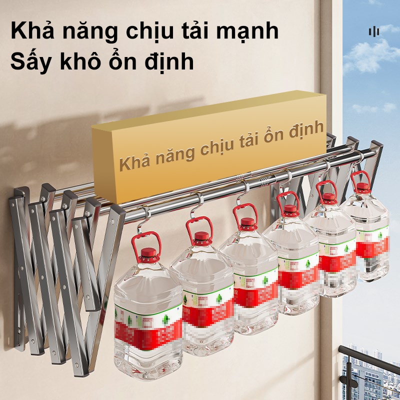 𝐌𝐚𝐫𝐬 Inox 304 Giàn Phơi Thông Minh Sào Phơi Dồ Gấp Gọn Thể Điều Chỉnh Giá Phơi Quần Áo Nhỏ Gọn đa năng | BigBuy360 - bigbuy360.vn