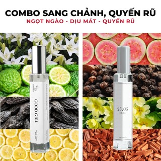 [SET QUÀ DÀNH CHO NỮ] 02 chai tinh dầu nước hoa CODEDECO 10ml dạng xịt + 4 vial 2.5ml mùi ngẫu nhiên