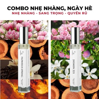 [SET QUÀ DÀNH CHO NỮ] 02 chai tinh dầu nước hoa CODEDECO 10ml dạng xịt + 4 vial 2.5ml mùi ngẫu nhiên
