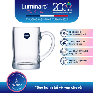 Bộ 6 ly bia thuỷ tinh luminarc benidorm 450ml lubeg2616