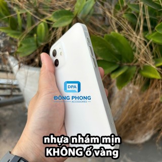 Combo 2 Ốp Lưng Trong Nhám Unibody Siêu Mỏng Cho iPhone 12