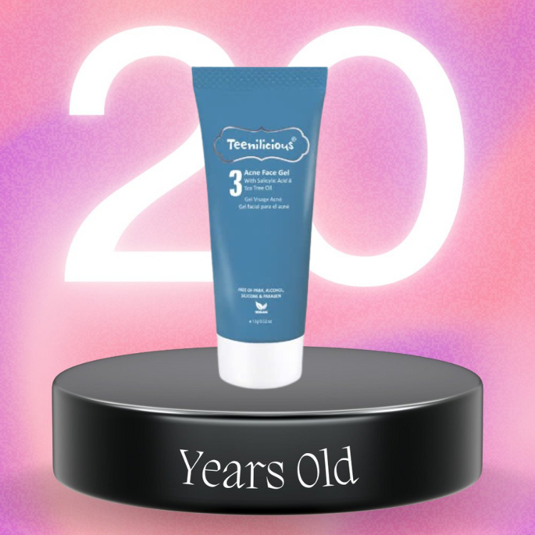 Gel Hỗ Trợ Chấm Trị Mụn Dành Cho Dầu Mụn Và Nhạy Cảm  Acne Face Gel Teenilicious - 15g