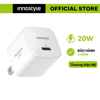 Củ sạc nhanh 20W siêu nhỏ Innostyle Ultra Minicube chính hãng, sạc nhanh an toàn, bảo hành 12 tháng