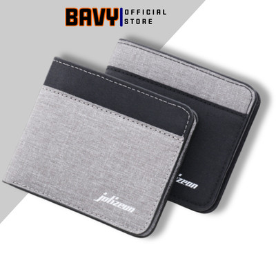 Ví vải canvas nam nữ thời trang BAVY FASHION  đựng tiền nhỏ gọn nhiều ngăn VV01AB