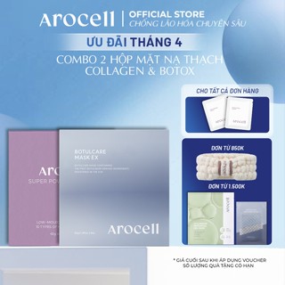 Arocell Mask Combo mặt nạ thạch collagen botox nâng cơ mờ nhăn dưỡng ẩm sâu ngừa lão hóa