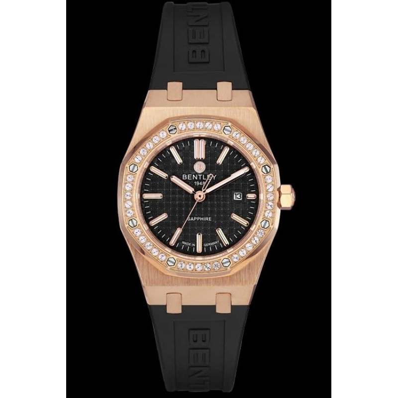 [Chính Hãng 100%]Đồng Hồ Nữ Bentley BL2416 -10LKBI (2416) Máy Quartz (Pin) Kính Sapphiare Siz 33 Viề
