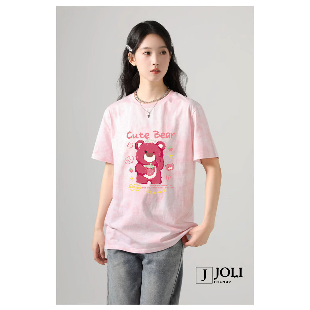 Áo Thun Loang, Áo Phông Nam Nữ Unisex Tay Lỡ By JOLI BST 7 In Hình Chất Cotton Form Rộng J Joli Trendy | BigBuy360 - bigbuy360.vn