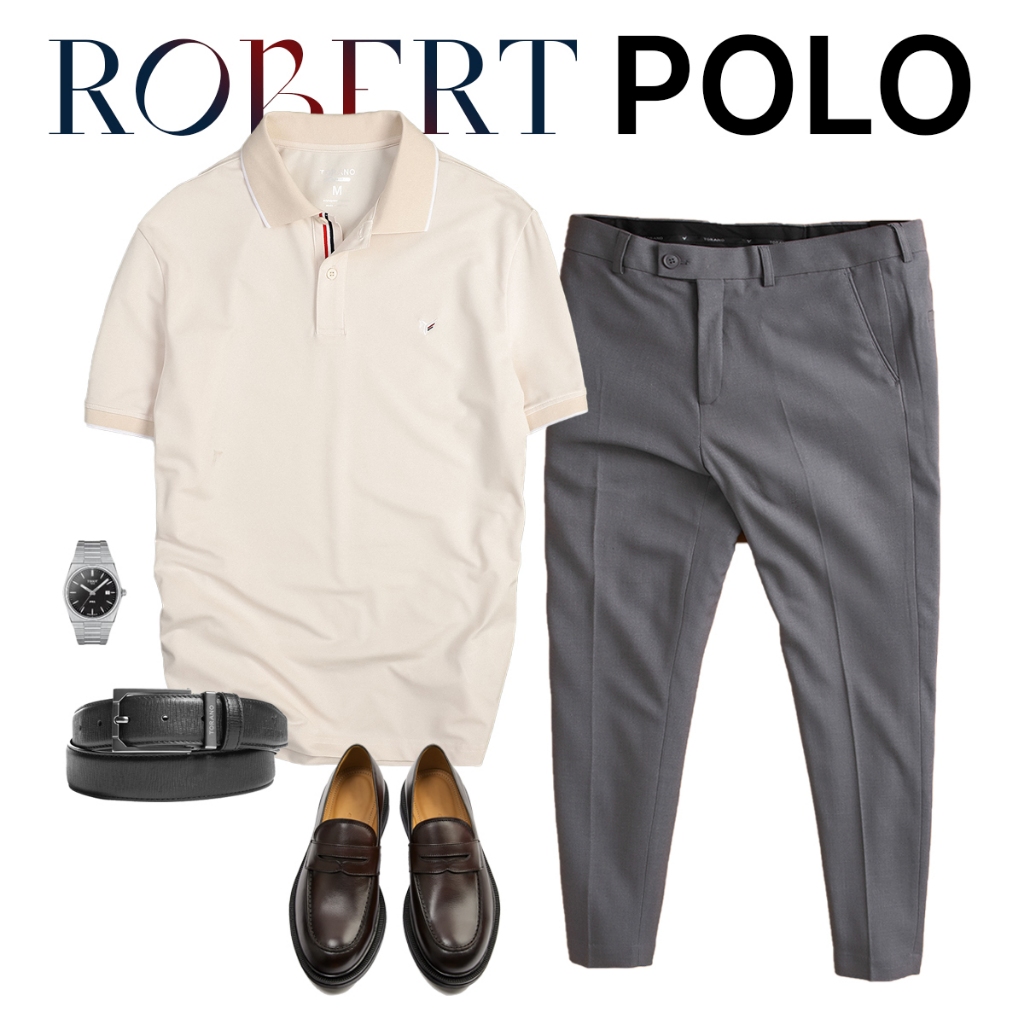 Áo polo nam TORANO ROBERT POLO vải thế hệ mới, có cổ, nhiều màu, thoáng khí ,thanh lịch, sang trọng 