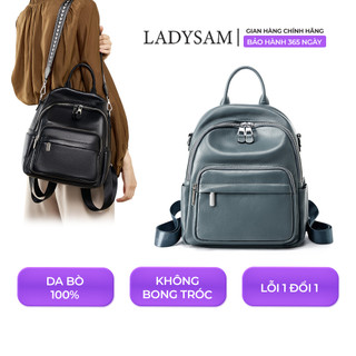  Balo Nữ Thời Trang Da Thật Cao Cấp Đi Học Đi Làm Phong Cách Trẻ Trung Hiện Đại Size 25 LADYSAM LDS2696 