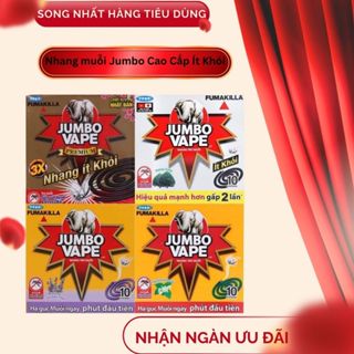  Nhang muỗi Jumbo Cao Cấp Ít Khói Hộp 10 Khoanh Tặng Thêm 2 Khoanh 