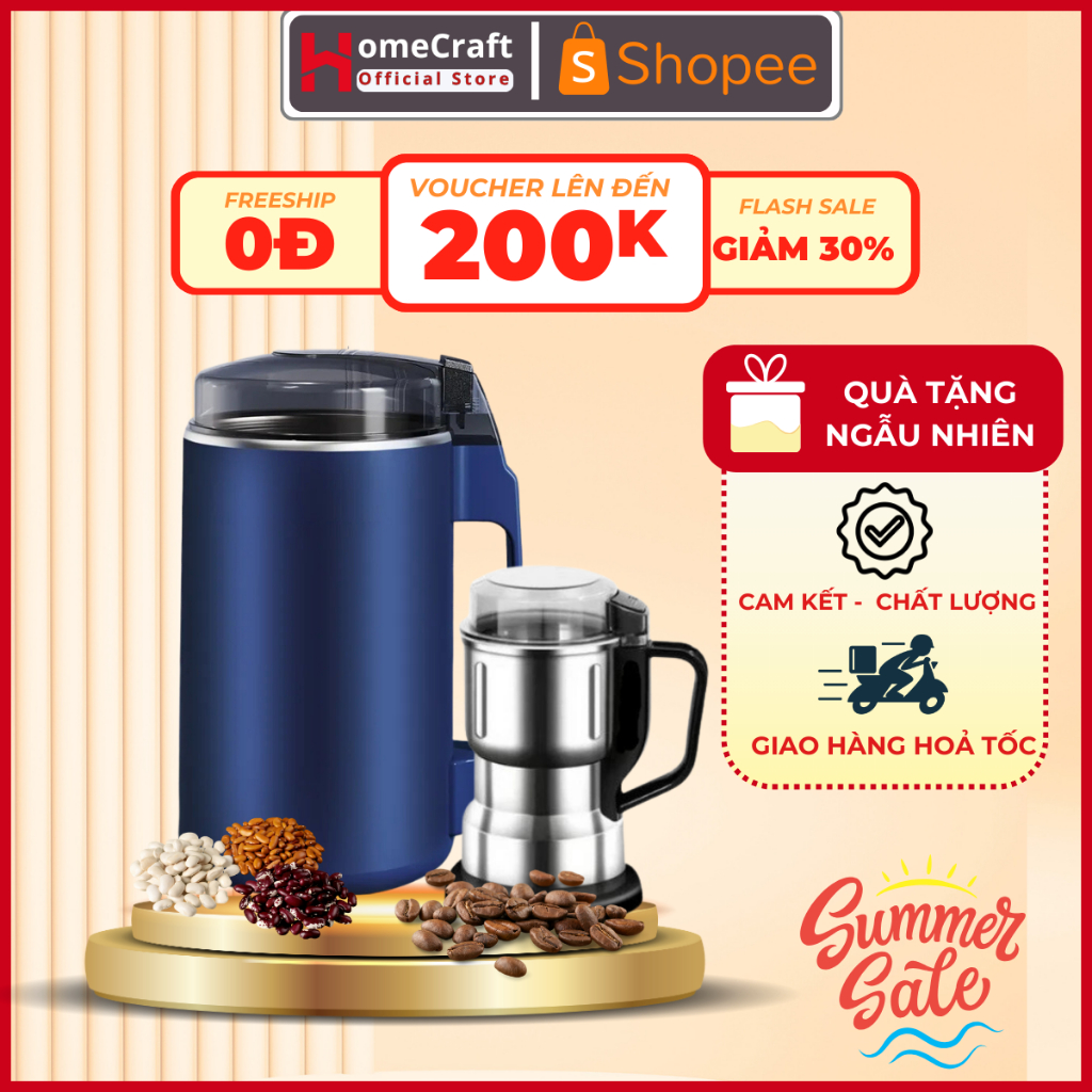 Máy Xay Hạt Khô Đa Năng Mẫu Mới Công Suất 300W 8 Lưỡi, Xay Các Loại Hạt, Đồ Khô, Coffee, Ngũ Cốc  VƯỢNG PHÁT GROUP.