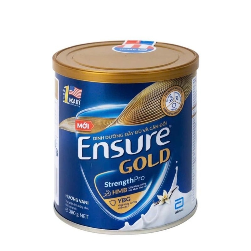 [Date mới 20226] Sữa Bột ENSURE GOLD 380g Hương Vani
