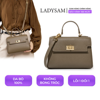 Túi Xách Tay Nữ Mini Bag Đeo Chéo Đeo Vai Da Bò Cao Cấp Cho Nàng Đi Chơi Đi Tiệc Size 22 LADYSAM LDS2637