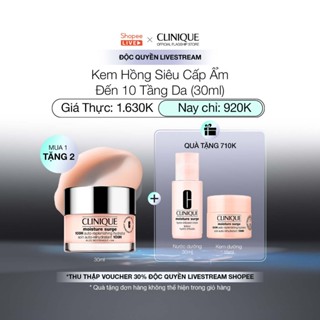 [Ưu đãi Livestream T4] Kem hồng dưỡng ẩm tức thì 100H Clinique Moisture Surge 100H Auto-Replenishing Hydrator(50ml)
