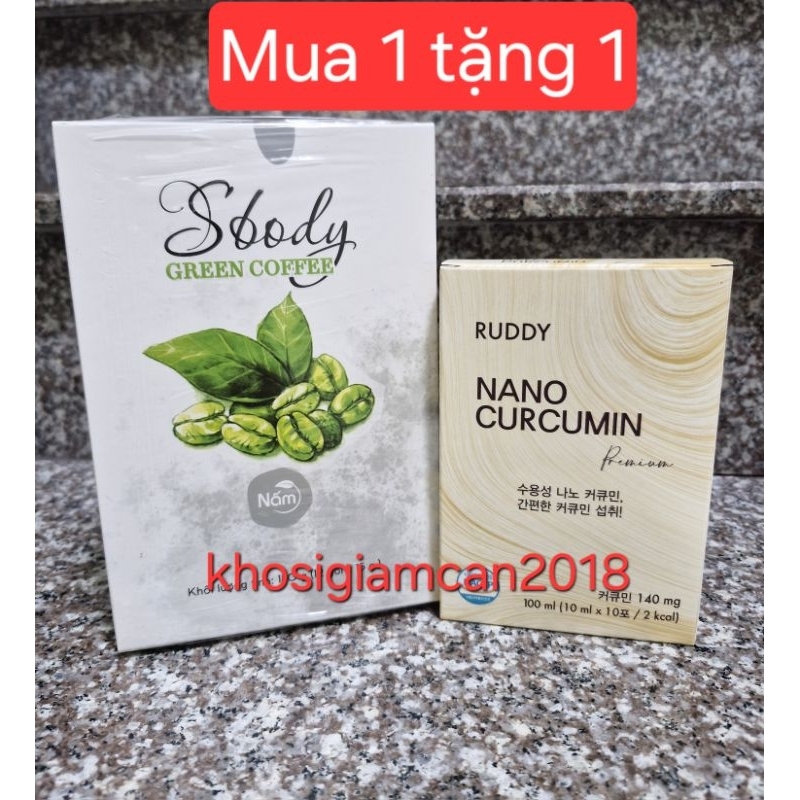 CÀ PHÊ SBODY GREEN ( 15 gói CHÍNH HÃNG- Pluscofee )