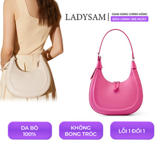  Túi Xách Nữ Đeo Vai Đeo Sát Nách Belle Hobo Dáy Tròn Cho Nàng Trẻ Trung Năng Động Size 26 LADYSAM LDS2232 