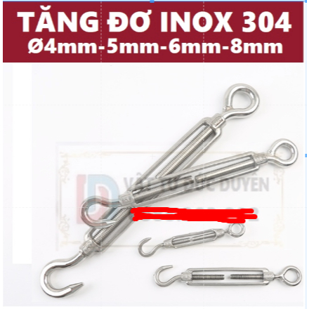 Tăng đơ dây cáp Ø [ 4mm -5mm -6mm-8mm ] INOX 304
