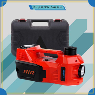 Bộ Kích Nâng Gầm Điện Kiêm Máy Bơm Lốp Ô Tô Đa Năng 4 Trong 1 Cao Cấp ROGTZ