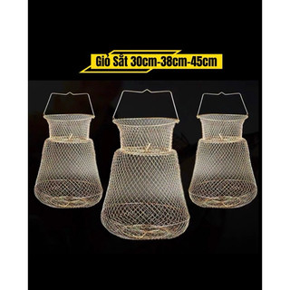 Giỏ Đựng Cá Bằng Sắt Gấp Gọn Chống Chuột Cắn