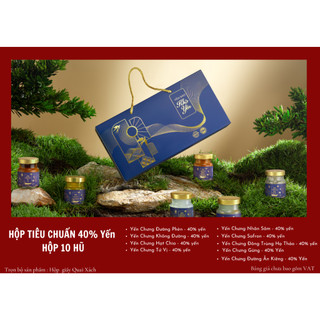 Hộp Tiêu Chuẩn 10 Hũ - Yến Sào Khả Yến