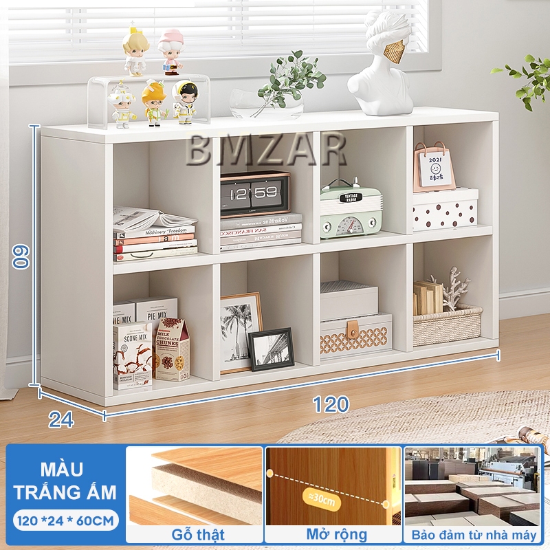 Bmzar Kệ sách lưu trữ mở với nhiều ngăn để lưu trữ đồ đạc được phân loại và tiết kiệm không gian | BigBuy360 - bigbuy360.vn